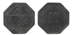10 pfennig (Città di Fulda - Provincia prussiana di Hesse-Nassau)