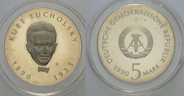 5 mark (Centenario della nascita di Kurt Tucholsky)