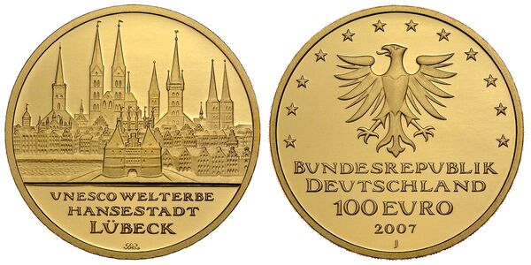 100 euro (Lubecca - Patrimonio mondiale dell'UNESCO)