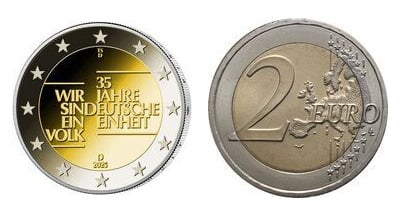 2 euro (35 anni di unità tedesca)