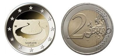 2 euro (Saarland - Saarschleife)