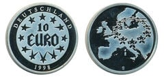 10 euro (Mappa dell'Europa)