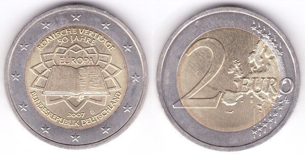 2 euro (50° anniversario del Trattato di Roma)