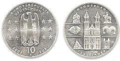 10 euro (1200° anniversario di Magdeburgo)