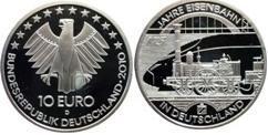 10 euro (175° anniversario delle ferrovie tedesche)