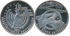 10 euro (125° anniversario dell'automobile)