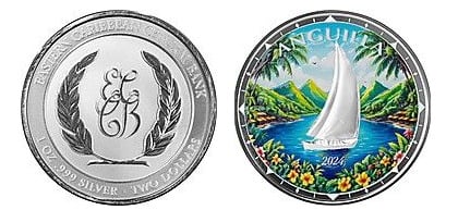 2 dollari (Regata Anguilla-Colore)