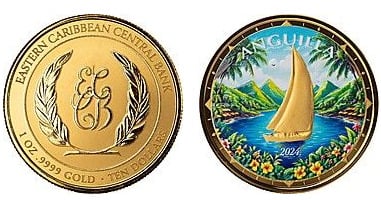 10 dollari (Regata Anguilla-Colore)