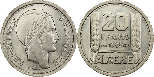 20 francs (Occupazione francese)