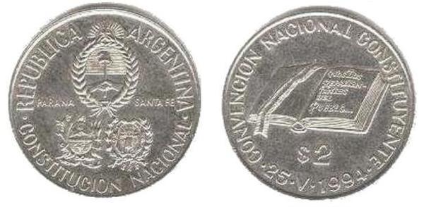 2 pesos (Convenzione nazionale costituente)