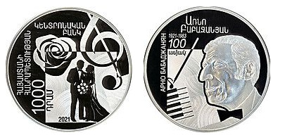 1000 dram (100° anniversario della nascita di Arno Babajanian)