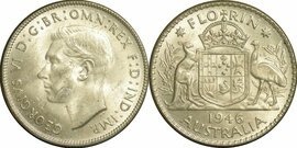 1 florin (Giorgio VI)