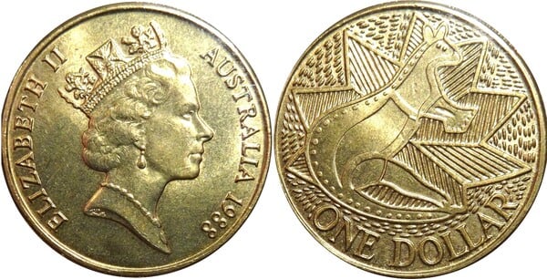 1 dollar (200° anniversario dell'Australia - Arte aborigena)