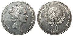 20 cents (50 Aniversario de las Naciones Unidas)