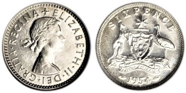 6 pence (Elizabeth II)