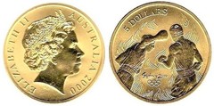 5 dollars (Olimpiadi di Sydney 2000 - Imballaggio)