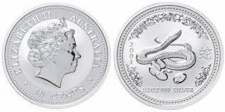 50 centesimi (1/2 oz di Anno del Serpente)