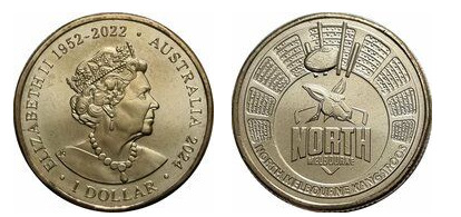 1 dollaro (North Melbourne Kangaroos)