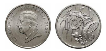 10 centesimi (pupazzo di lira Ave)