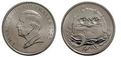 5 centesimi (pulcino di rana fulvo)
