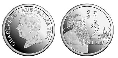 2 dollari (uomo aborigeno; Dan Thorne)