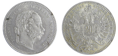 20 kreuzer (Francesco Giuseppe I)