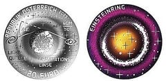 20 euro (La bellezza dell'universo; Anello di Einstein)