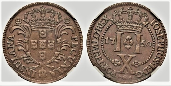 10 réis (Giuseppe I)