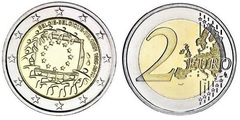 2 euro (30 Aniversario de la Bandera Europea)