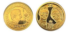 12,5 euro (25° anniversario di matrimonio della coppia reale)