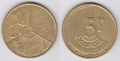 5 francs (Balduino I - Belgique)