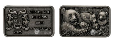 1000 franchi CFA (Famiglia Panda)