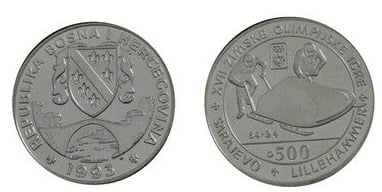 500 dinara (Olimpiadi - Bob)