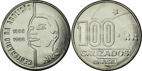 100 cruzados (Centenario dell'abolizione della schiavitù dell'uomo)