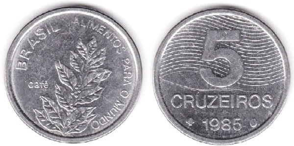 5 cruzeiros (FAO - Pianta del caffè)