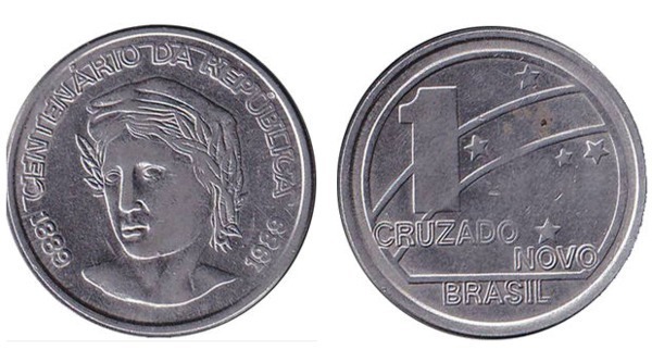 1 cruzado nuevo (Centenario della Repubblica)