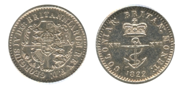 1/16 di dollaro (Giorgio IV)