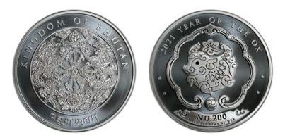 200 ngultrum (Anno del Bue)