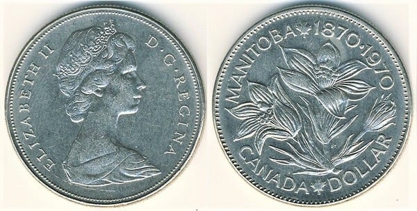 1 dollar (100° anniversario dell'Unione del Manitoba)