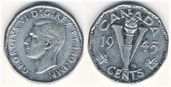 5 cents (George VI)