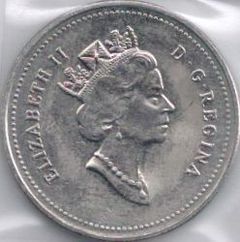 5 cents (125° anniversario della Confederazione canadese)