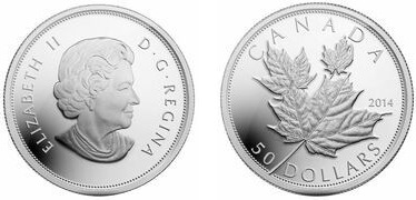 50 dollari (Due foglie d'acero)