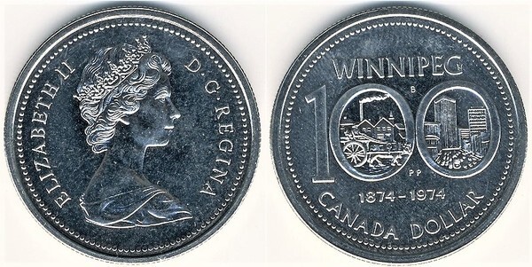 1 dollar (100° anniversario di Winnipeg)