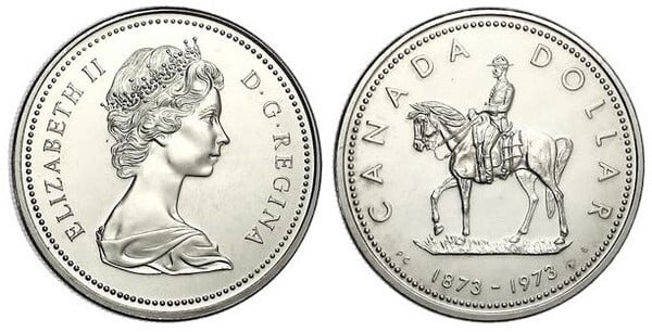 1 dollar (100° Anniversario della Royal Canadian Mounted Police)