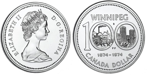 1 dollar (100° anniversario di Winnipeg)