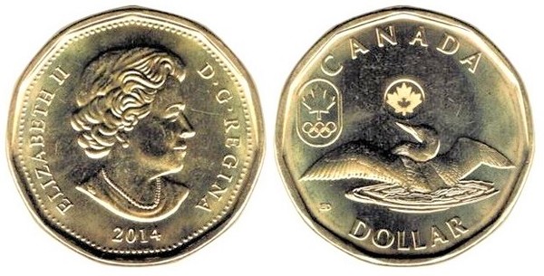 1 dollar (Olimpiadi estive 2012, Londra - Olimpiadi invernali 2014, Sochi)