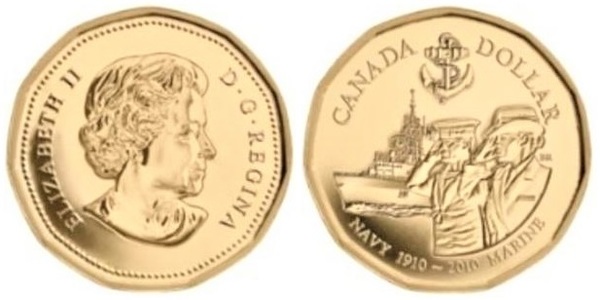 1 dollar (Centenario della Royal Canadian Navy)