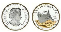 1 dollar (Centenario della Royal Canadian Navy)