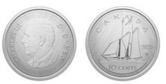 10 centesimi (Omaggio: W Mint Mark - Bluenose 1 oz)