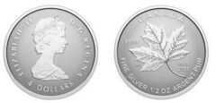 4 dollari (60° anniversario della bandiera nazionale del Canada - argento frazionario)